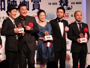 第38回報知映画賞表彰式にて