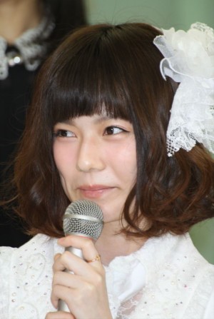 「第55回 輝く!日本レコード大賞」記者会見に出席したAKB48・島崎遥香