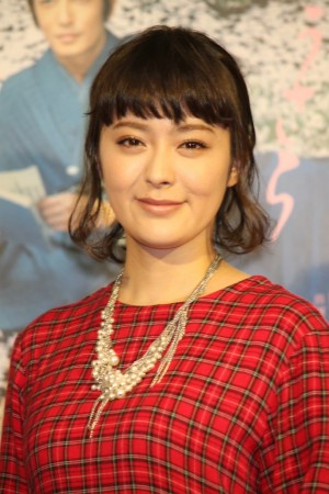 貫地谷しほり、『桜ほうさら』完成試写会にて