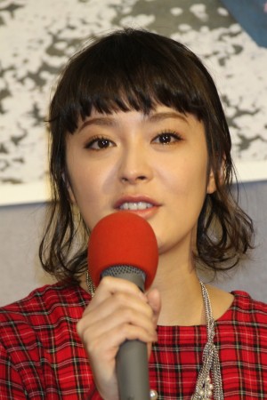 貫地谷しほり、『桜ほうさら』完成試写会にて