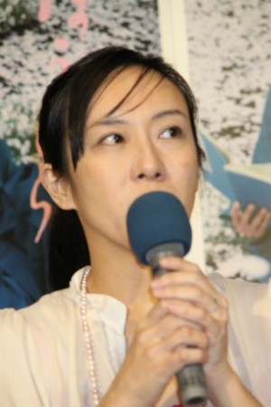 脚本家・大森美香、『桜ほうさら』完成試写会にて