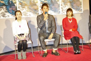 脚本家・大森美香、玉木宏、貫地谷しほり、『桜ほうさら』完成試写会にて
