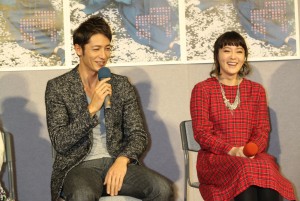 玉木宏、貫地谷しほり、『桜ほうさら』完成試写会にて