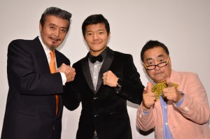 『ヒットマン 明日への銃声』の舞台挨拶に登壇した亀田大毅