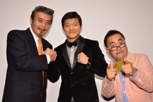 『ヒットマン 明日への銃声』の舞台挨拶に登壇した亀田大毅