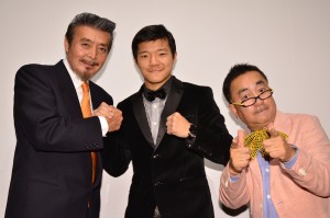 『ヒットマン 明日への銃声』の舞台挨拶に登壇した亀田大毅