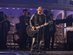 紅白歌合戦のリハーサルに出席した初出場の泉谷しげる