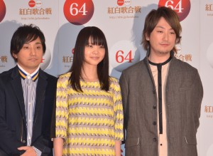 紅白のリハーサルに出席したいきものがかり