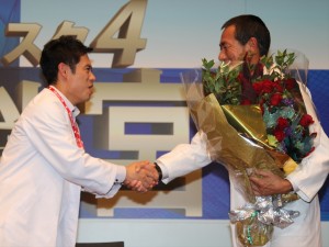 伊藤淳史、柳葉敏郎、『チーム・バチスタ4 螺鈿迷宮』製作発表にて