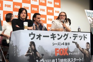 『ウォーキング・デッド』来日会見にて