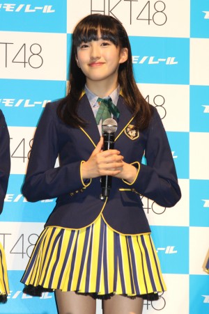 田島芽瑠、HKT48モノレール派宣言プレス発表会にて