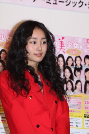 忽那汐里、「第14回全日本国民的美少女コンテスト」概要説明記者会見にて