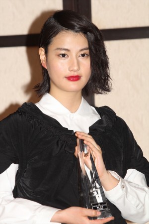 「2014年エランドール賞」授賞式で新人賞を受賞した橋本愛