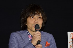 映画『愛の渦』完成披露試写会に登壇した、三浦大輔監督