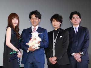 映画『猫侍』公開初日舞台挨拶