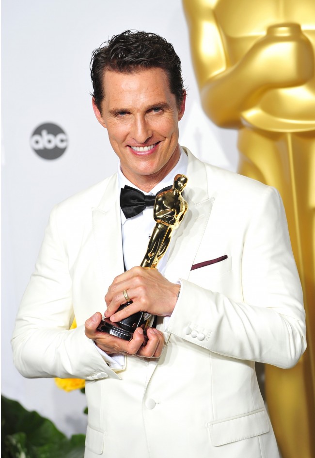 第86回アカデミー賞、The 86th Annual Academy Awards、20140302、マシュー・マコノヒー  Matthew McConaughey
