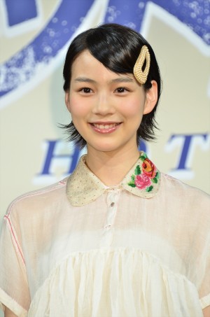 『ホットロード』製作報告会見に出席した能年玲奈