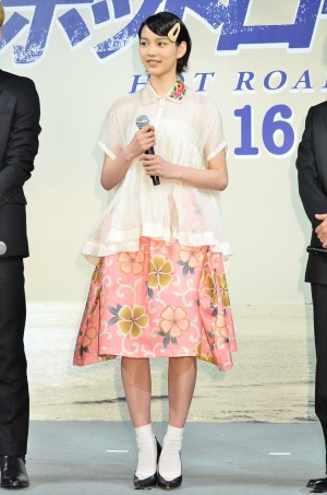 『ホットロード』製作報告会見に出席した能年玲奈