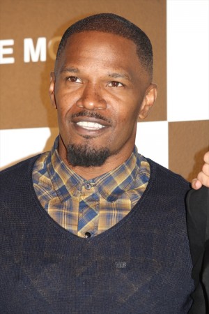 『アメイジング・スパイダーマン2』来日記者会見の様子 ジェイミー・フォックス