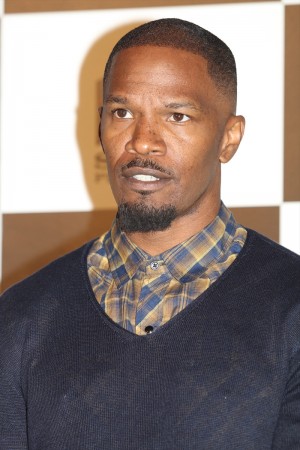 『アメイジング・スパイダーマン2』来日記者会見の様子 ジェイミー・フォックス