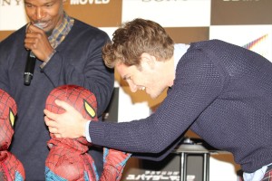 『アメイジング・スパイダーマン2』来日記者会見の様子