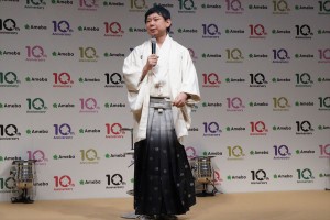 鈴木おさむ、「Ameba」の新CM発表会にて