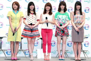 AKB48、花王『フレグランスニュービーズ』新CM記者発表会にて