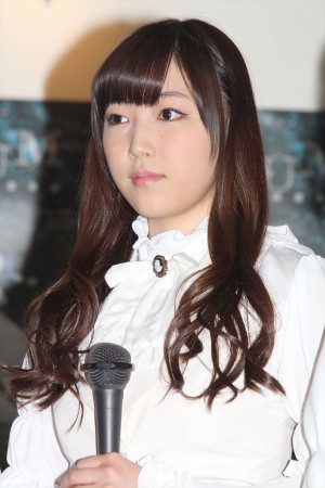 譜久村聖、モーニング娘。’14主演ミュージカル『リリウム~少女純潔歌劇~』制作発表記者会見にて