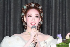 蘭乃はな、宝塚花組公演『エリザベート‐愛と死の輪舞(ロンド)‐』制作発表会にて