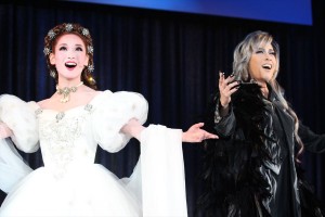 蘭乃はな、明日海りお、宝塚花組公演『エリザベート‐愛と死の輪舞(ロンド)‐』制作発表会にて