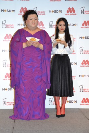 マツコ・デラックス、忽那汐里、『MOSDO!』新商品&新CM発表会にて