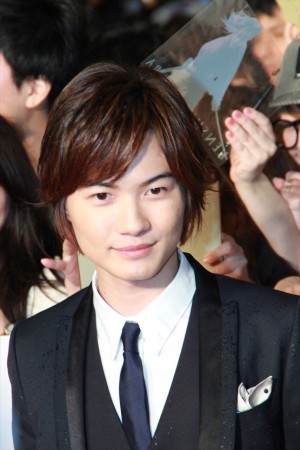 『るろうに剣心 京都大火/伝説の最期』完成披露レッドカーペットイベントに登壇した神木隆之介