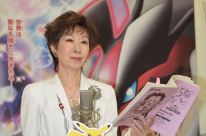 映画『ポケモン・ザ・ムービーXY 「破壊の繭とディアンシー」』公開アフレコに参加した三田佳子