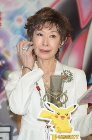 映画『ポケモン・ザ・ムービーXY 「破壊の繭とディアンシー」』公開アフレコに参加した三田佳子