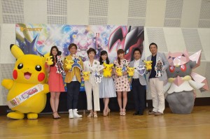 映画『ポケモン・ザ・ムービーXY 「破壊の繭とディアンシー」』公開アフレコにて