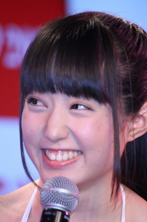 「日テレジェニック2014」発表記者会見に登壇した前田美里