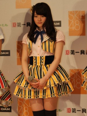 木本花音、「SKE48 7期生メンバーオーディション」発表会にて