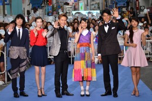 『ホットロード』ブルーカーペットセレモニーにて