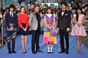 『ホットロード』ブルーカーペットセレモニーにて