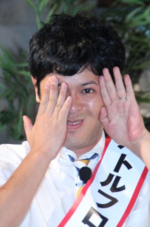 『バトルフロント』大ヒット祈願イベントに登場したちゅうえい(流れ星)