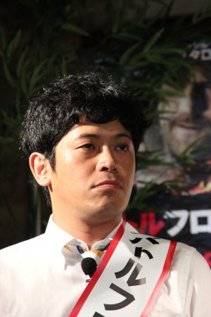 『バトルフロント』大ヒット祈願イベントに登場したちゅうえい(流れ星)