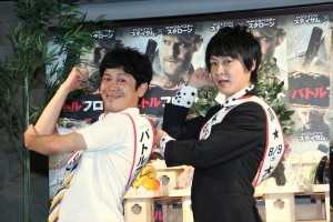 『バトルフロント』大ヒット祈願イベントに登場したちゅうえい、瀧上伸一郎(流れ星)