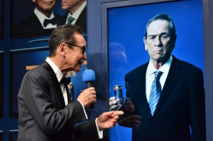 「プレミアムボス」新CM発表会に出席したタモリ