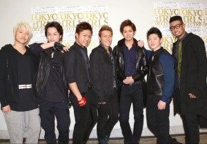 EXILE弟分ユニット「GENERATIONS from EXILE TRIBE」がTGCに初参加!(左から小森隼、白濱亜嵐、数原龍友、中務裕太、片寄涼太、佐野玲於、関口メンディー)