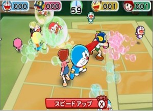 『藤子・F・不二雄キャラクターズ 大集合!SFドタバタパーティー!!』 ゲーム画面