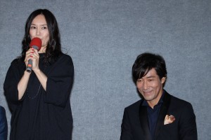 岸谷五朗、奥貫薫、NHK木曜時代劇『ぼんくら』記者会見にて