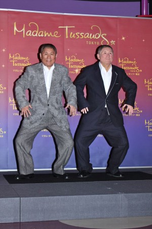 ビートたけし、自身の等身大フィギュアお披露目式にて