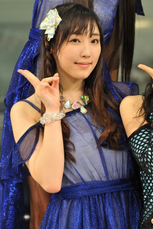 譜久村聖、モーニング娘。’14の14thアルバム『14章~The message~』発売記念イベントにて