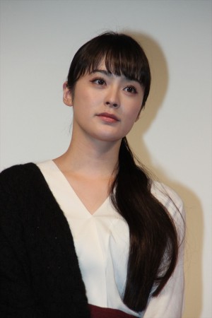 『西遊記~はじまりのはじまり~』完成披露試写会に登場した貫地谷しほり