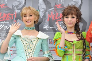 花總まり、平野綾、ミュージカル『モーツァルト』帝劇開幕初日囲み取材にて